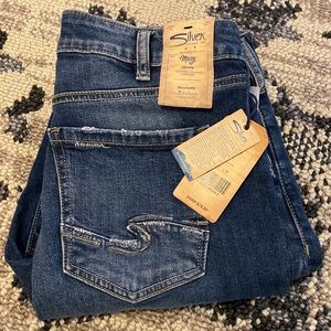 Silver Mazy Skinny Jeans